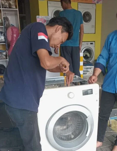 service mesin cuci frontloading